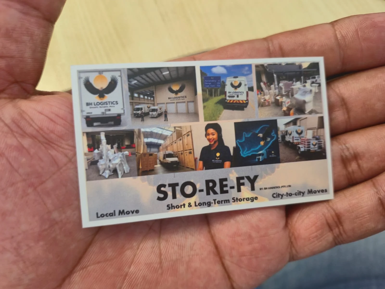 STO-RE-FY services — local move, short and long-term storage, city-to-city moves